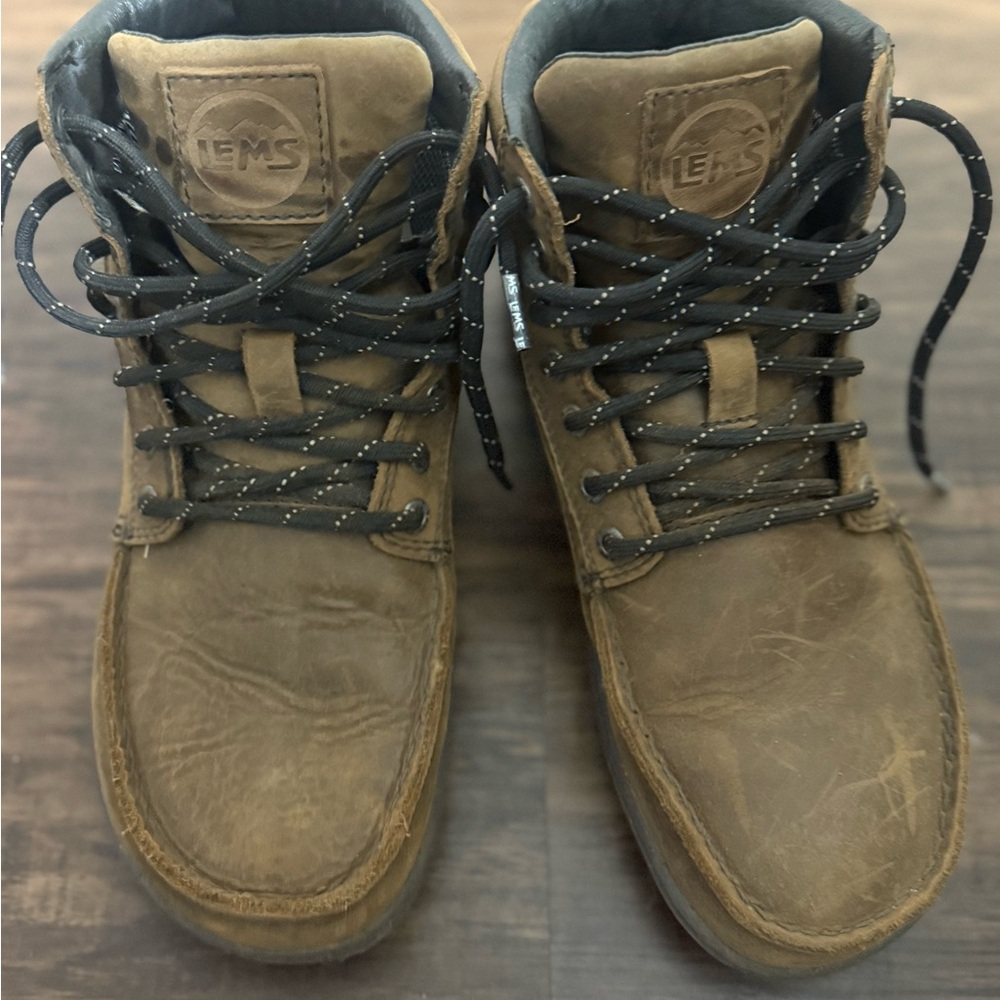 Lems Women's Tan Lace Up Boots